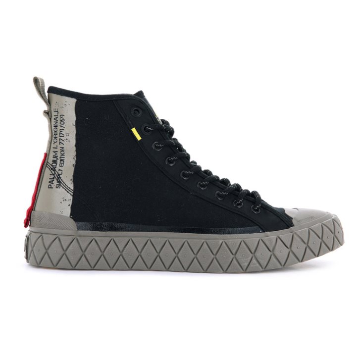 Pánské Tenisky Palladium Palla Ace Supply Mid High Tops Černé | CZ CUI-07D